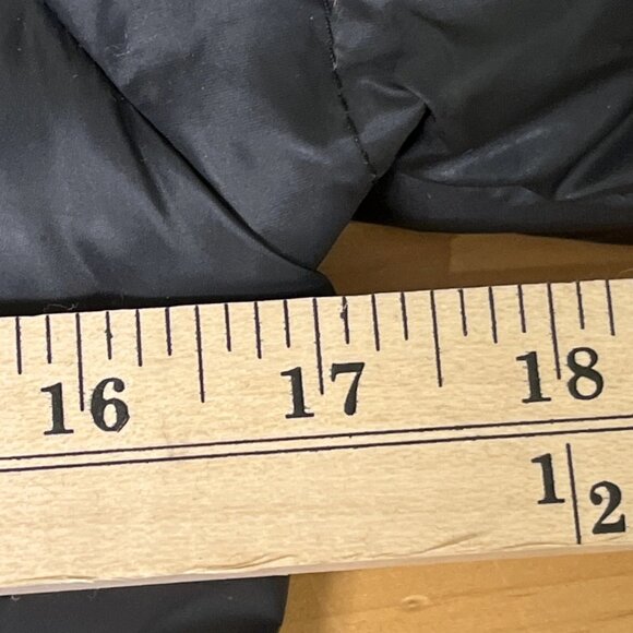 Outdoor Survival Canada Goose Down Black Parka Jacket Women's Small S - Picture 11 of 16